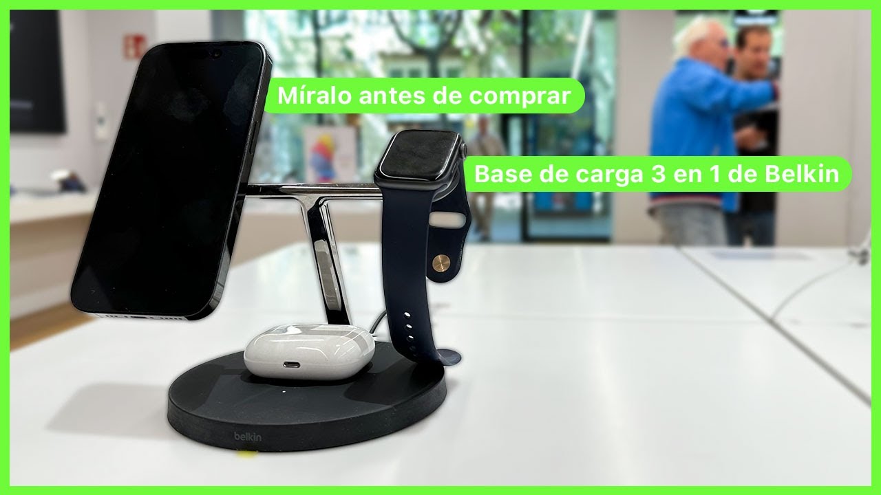 Base de carga inalámbrica 3 en 1 BOOST↑CHARGE PRO de Belkin con