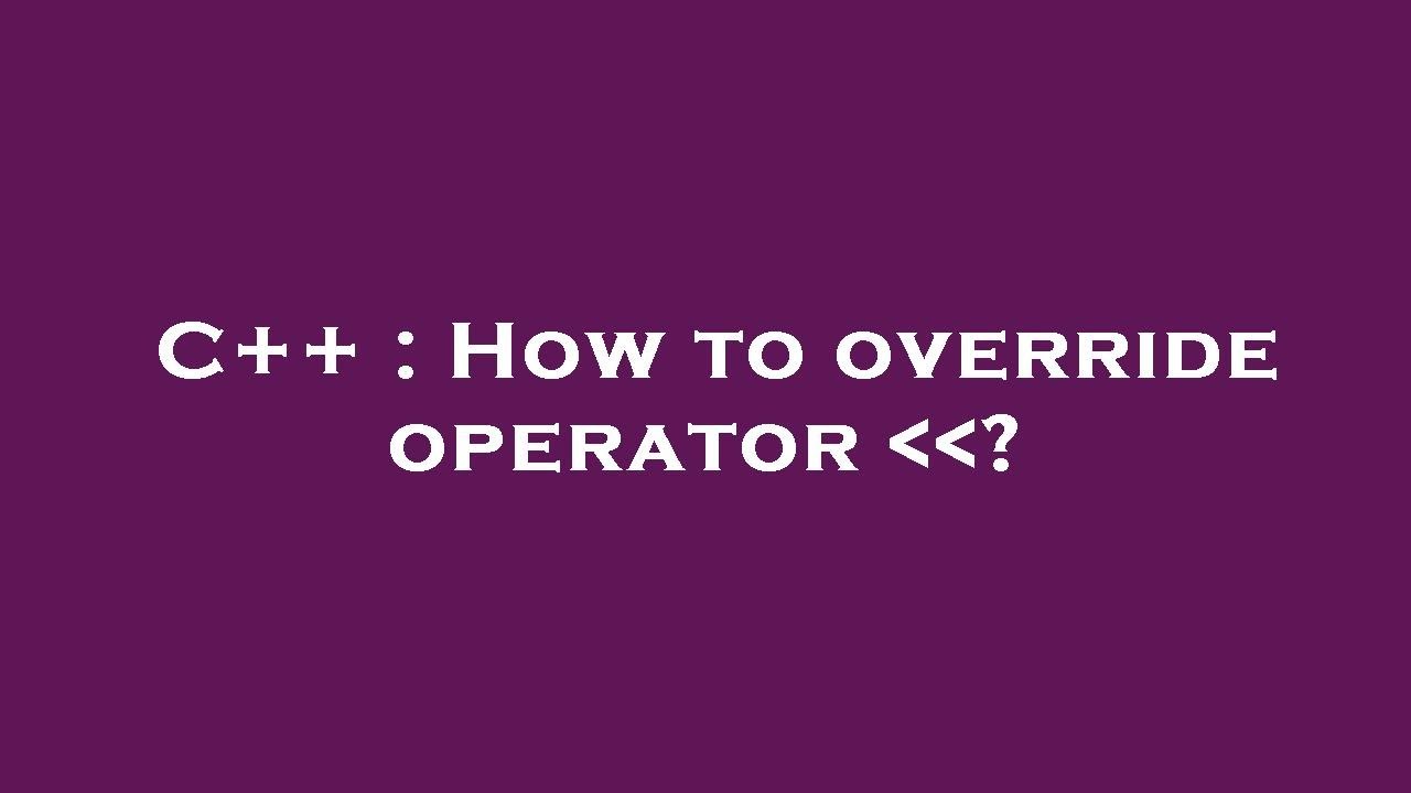 .net override assignment operator