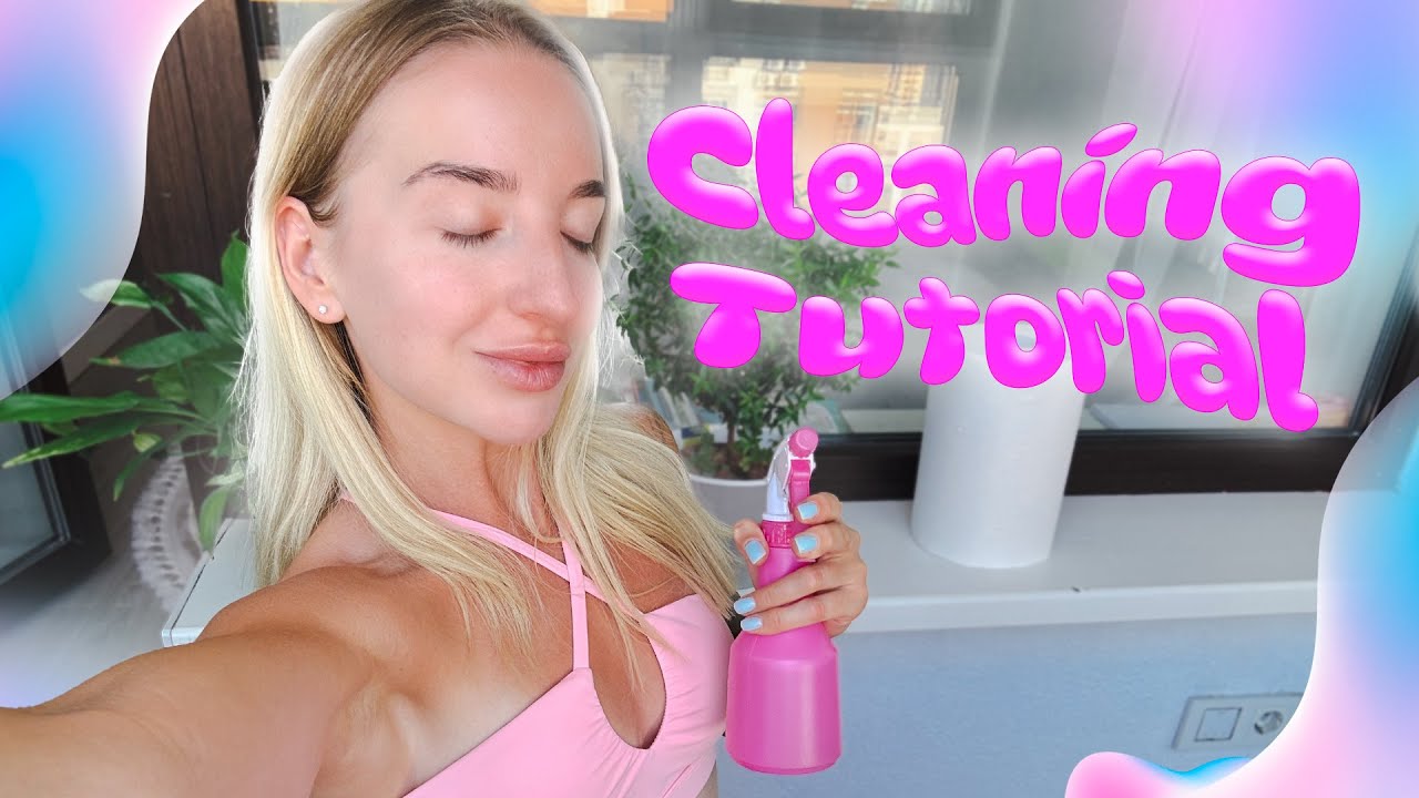[4K] Cleaning the miror and trying on purchases | Cleaning with me ...