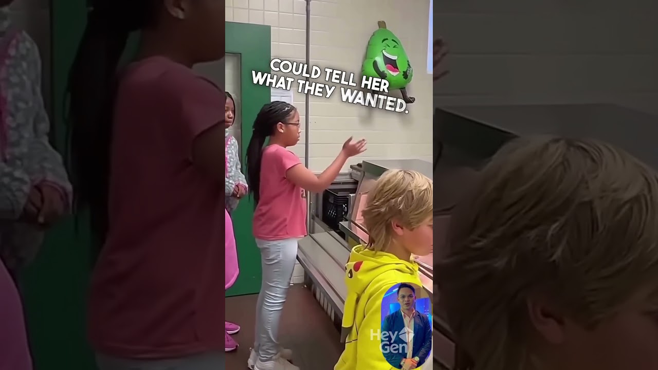 Ученики выучили язык жестов, чтобы помочь своему глухому работнику в столовой ❤️