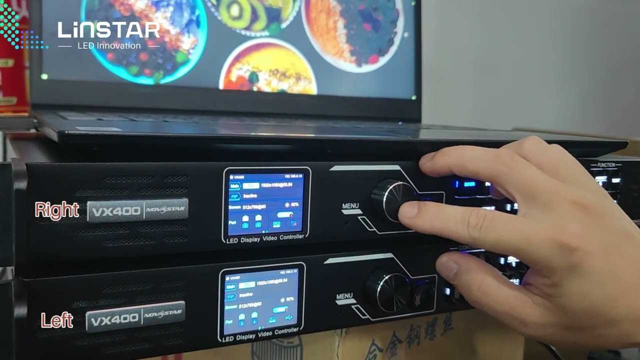 How to Create Image Mosaic with 2× Novastar VX400