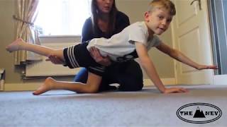 Cerebral Palsy Physiotherapy routine at home - session 1