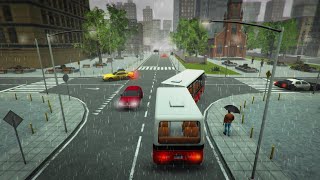 Bus simulator pro 2 Driving New York City coach bus Night screenshot 3