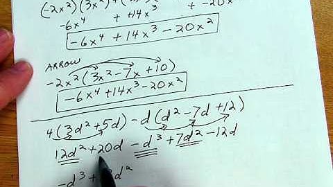 8 6 Multiplying Polynomials and Monomials