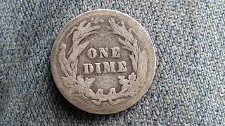 1901 BARBER DIME : 18,859,000 MINTED - MADE FROM 90% SILVER - FUN FACTS ABOUT THE YEAR 1901 !!!!!