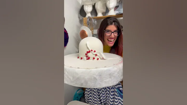 How to make a Fedora Hat, hand made by my student #elenashvabmillinery #hat #fedora #diy #london