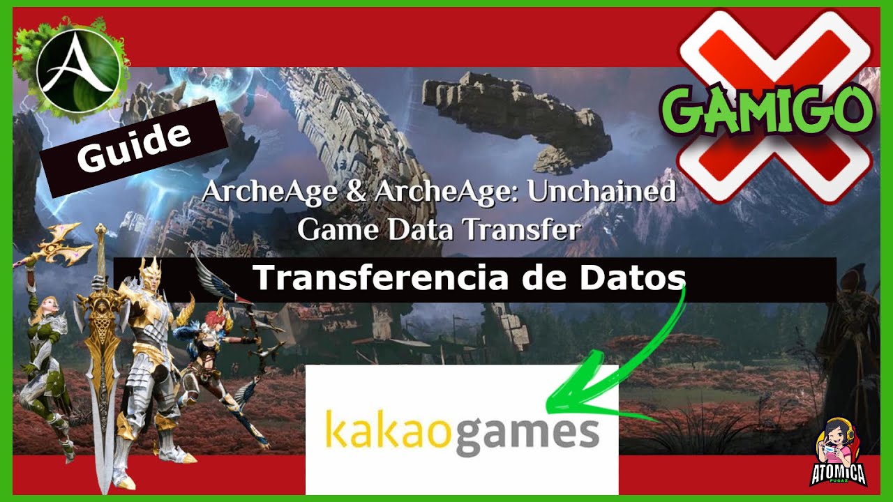 AA Unchained.GAME TRANSFER Guia (Como Transferir a KAKAO GAMES ) 2021(Subtitle)