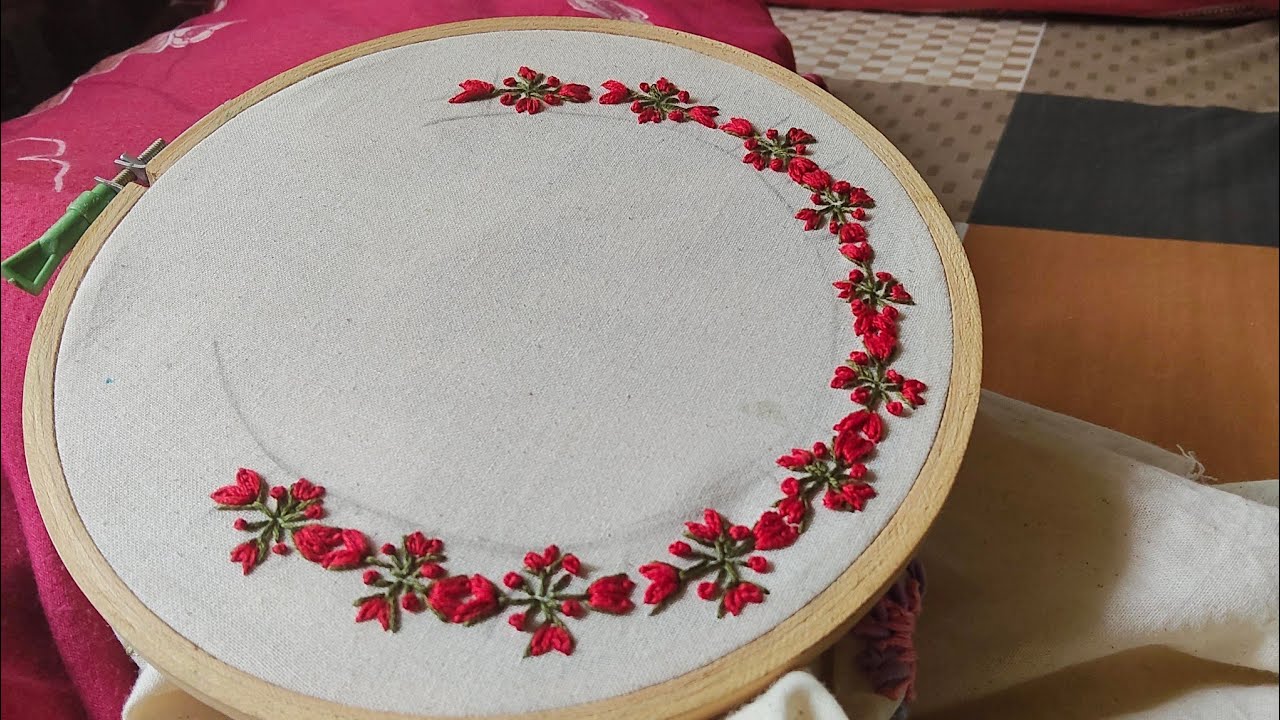 Neck embroidery design# easy and beautiful work