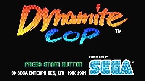 #DiaryofaGameWhore Entry 18 Page 5: Dynamite Cop (Dreamcast) & Tranquilizer Gun (Arcade)