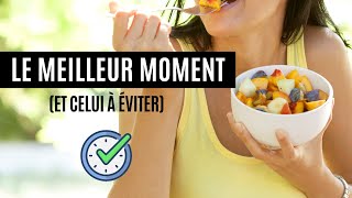 Quand manger des fruits: avant, après ou en dehors des repas ?