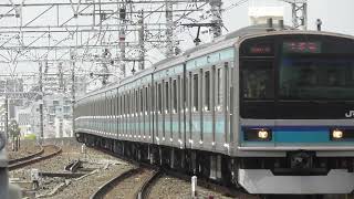 E231系800番台試運転(K3)市川通過