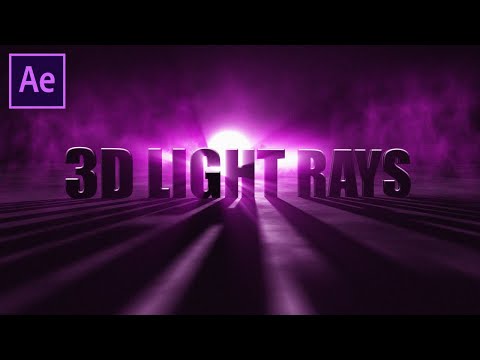Create 3D Light Ray in After Effects Tutorial || No Plugin
