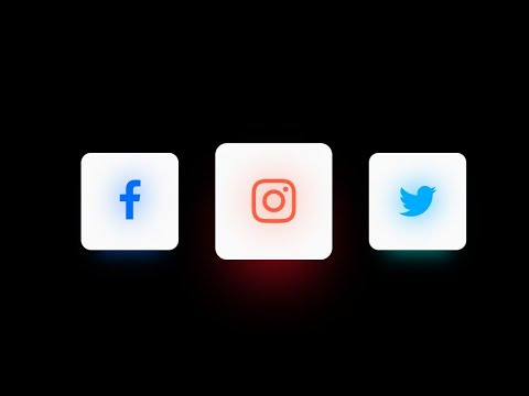 Social Media Icons Using HTML CSS - YouTube