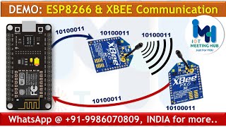 DEMO: ESP8266 & XBEE Communication | #xbee #esp8266 #xbeecommunication