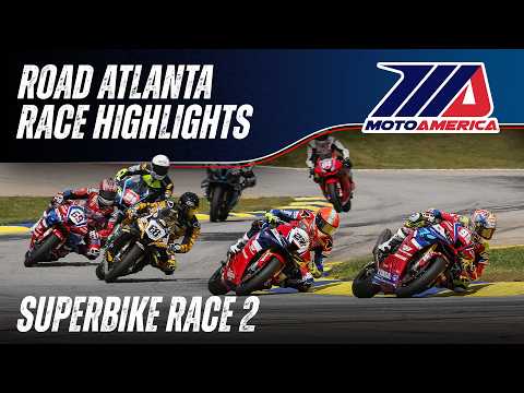 Quad Lock Superbike Race 2 At Road Atlanta 2026 - Highlights | Motoamerica