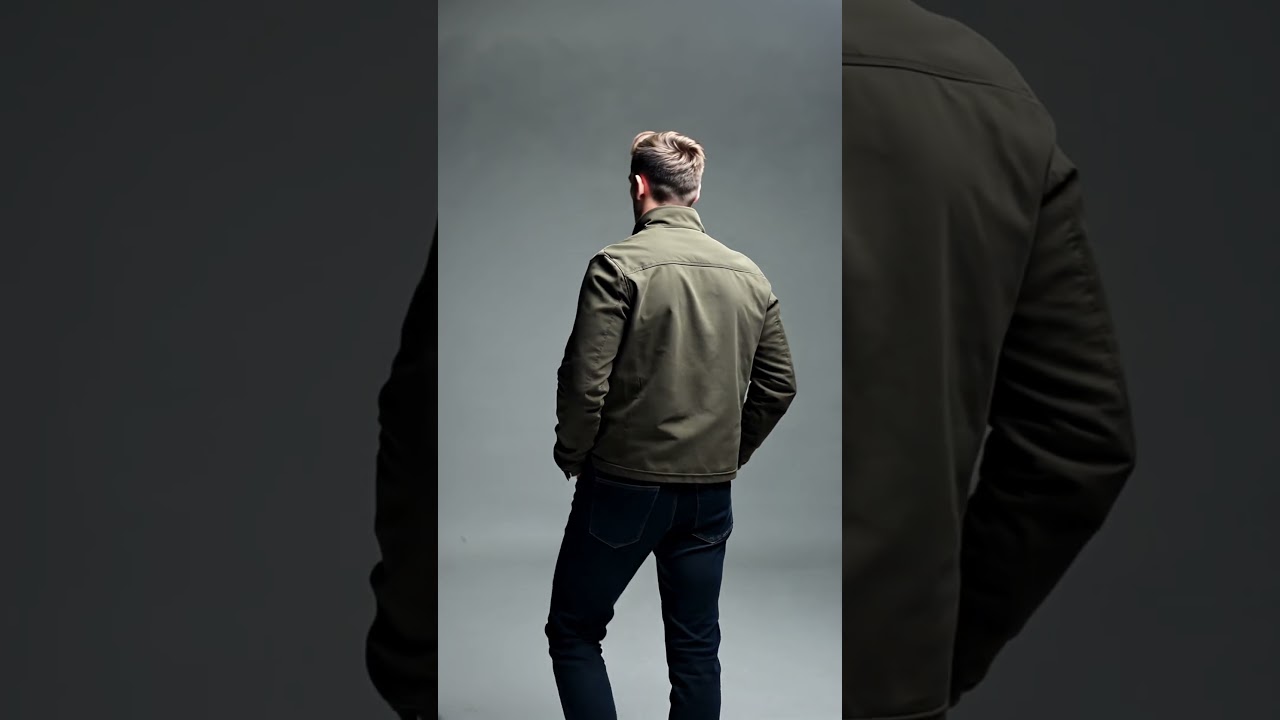 Men's Vintage Casual Cotton Washed Zipper Lapel Jacket