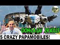 5 CRAZY PAPAMOBILES HAWK! 24 KILLS! WAR ROBOTS REMASTERED INVASION OF PAPAMOBILES! MAX GAMEPLAY WR!