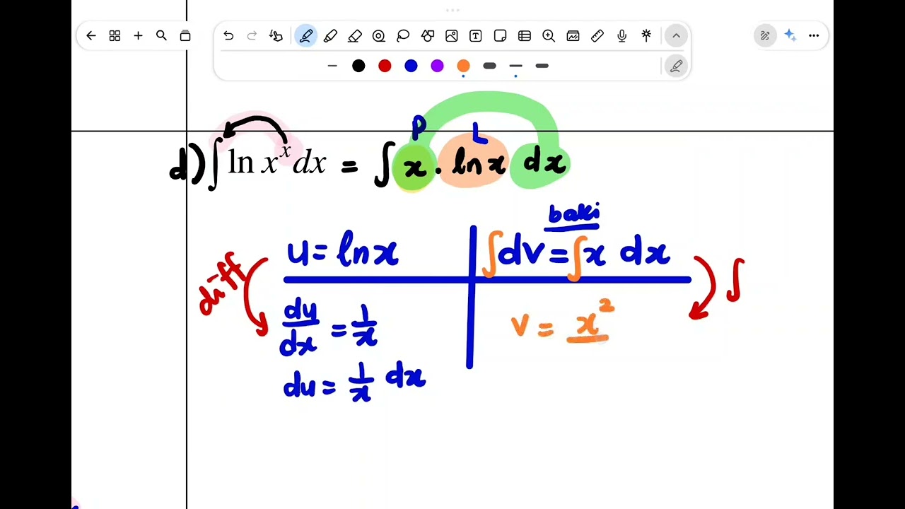 [SM025] INTEGRATION BY PARTS + PARTIAL FRACTION