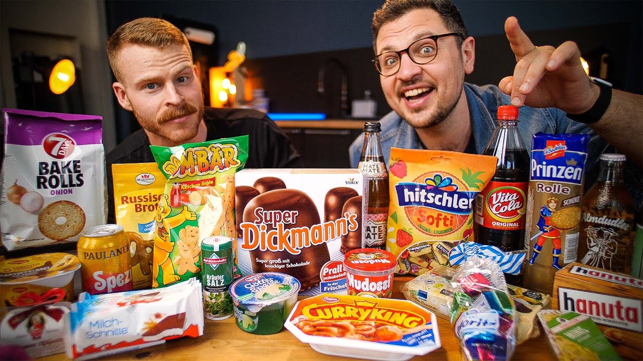American Tries Classic German Snacks (ft. @Ethan Chlebowski)