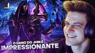 O dano do Jhin é IMPRESSIONANTE mesmo SEM ITENS 🎭