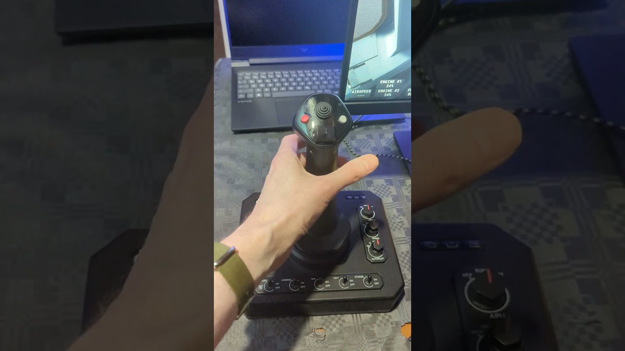 Honeycomb Foxtrot Aviation Stick prototype @ FSWeekend