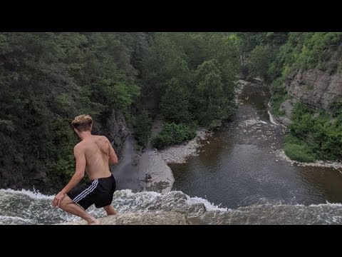 Cliff Jumping 100 Foot Waterfalls. Summer in Upstate New York!