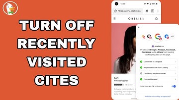 How To Turn Off Recently Visited Cites On DuckDuckGo Private Browser App