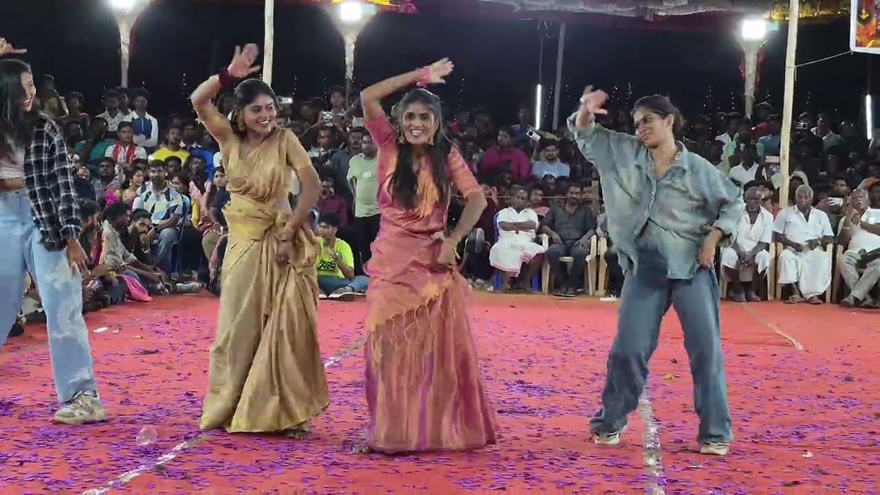 Pavithra Datta, Priya, Divya #dasara, #kulasai, #dance, #festival, #entertainment