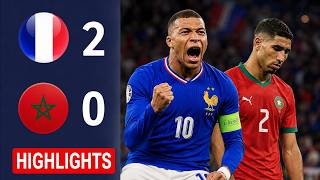 France 2-0 Morocco | Highlights and All Goals