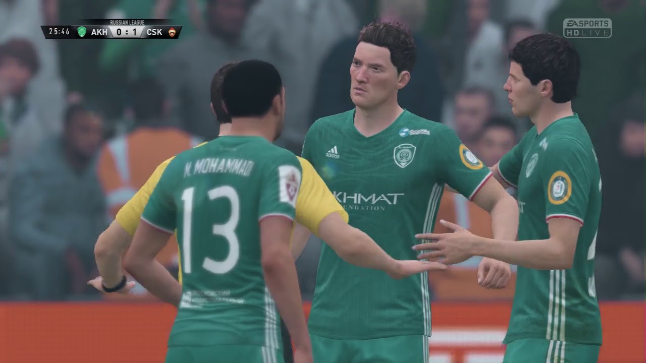 Прохождение FIFA 18 карьера Тренера: Клуб Цска (Москва)-Часть 38 Матч ЦСКА vs Ахмат(Грозный)