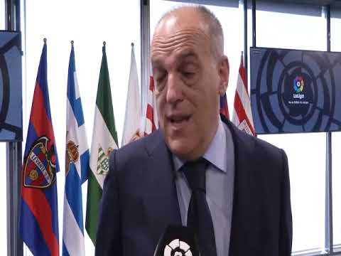 Javier Tebas con el Proyecto AFA