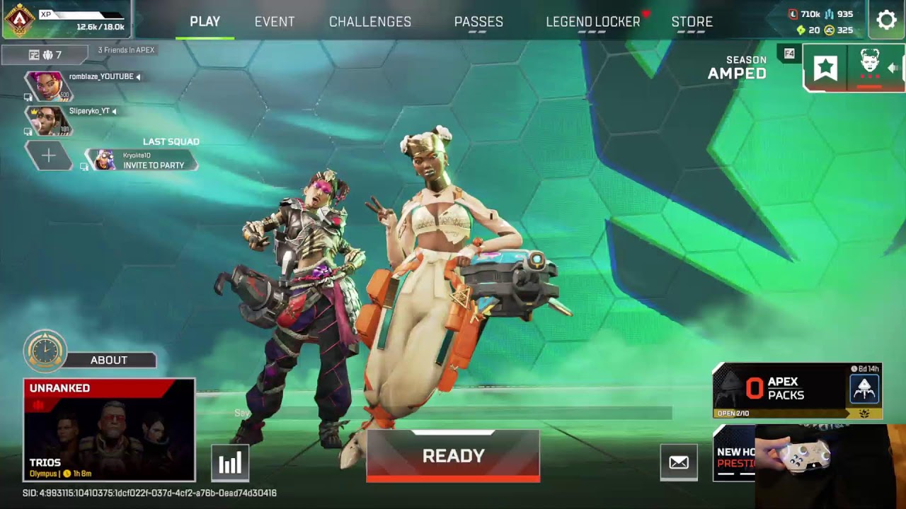 LIVE APEX ONE HANDED BETTER THEN APEX PREDS  