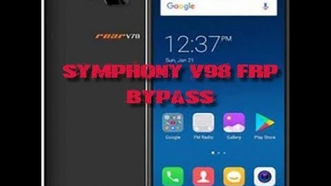 Symphony V78 Bypass google account FRP lock সিম্ফোনি v78 এফআরপি আনলক PC#V78#SYMPHONY V78