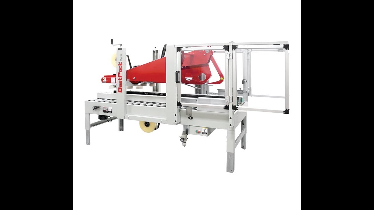 BestPack AQ Automatic Quad Belt Drive Case Sealer - YouTube