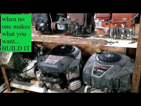 How to build a Custom Small Engine Powertrain Shelf - YouTube