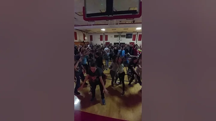 Mannequin Challenge at Hobbs middle school in Shel...