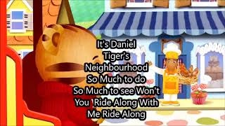 Daniel Tiger Theme Song With Lyrics