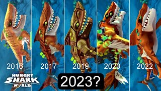 The Evolution Of Atomic Shark Through The Years 2016-2023 - Hungry Shark World