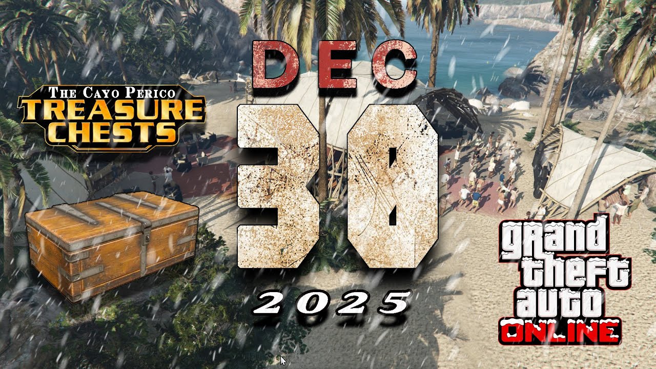 Cayo Treasure Chest Locations [December 30th] GTA Online 2025!!!