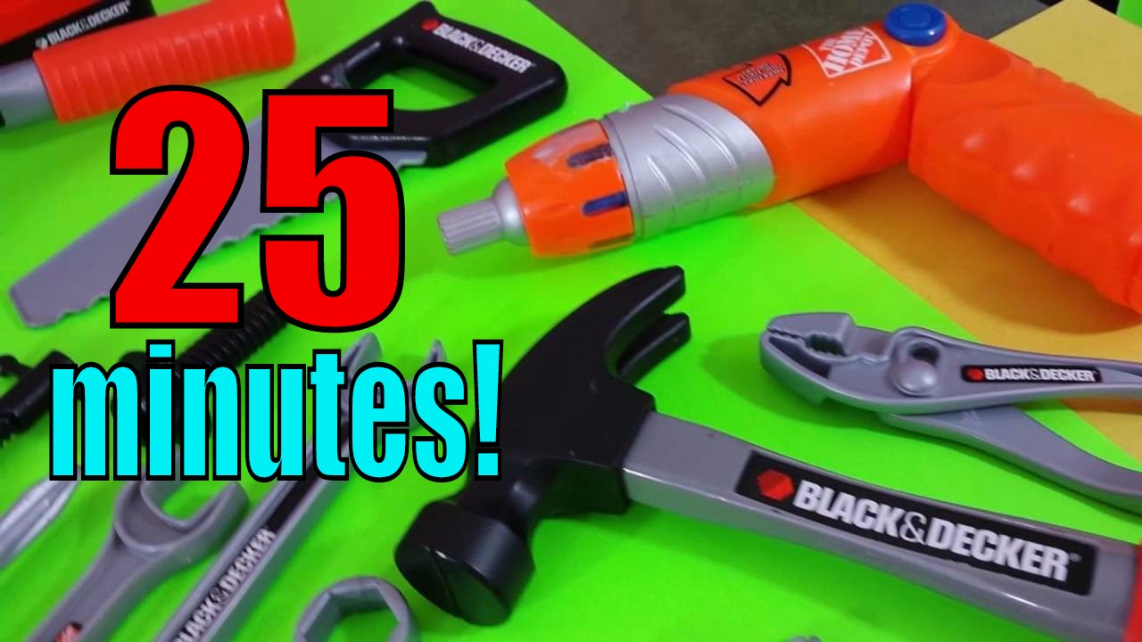 Power Tool Toys Black and Decker Bob the Builder real life 