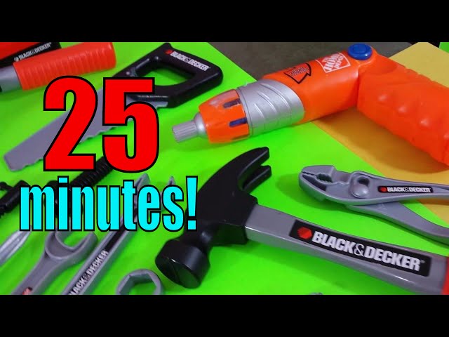 Power Tool Toys Black and Decker Bob the Builder real life 