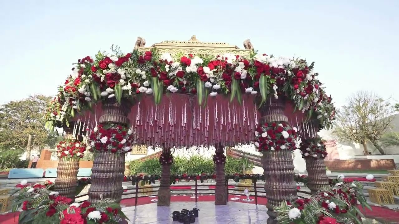 Stunning Mandap Decorations at Kalanivasthi | Luxury Wedding Venue Bangalore