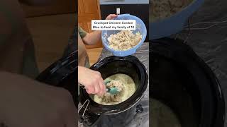 CROCKPOT CHiCKEN CORDON BLEU TO FEED MY CREW OF 10 😋🥰 #justthebells10 #chickenrecipe #dinnerrecipe