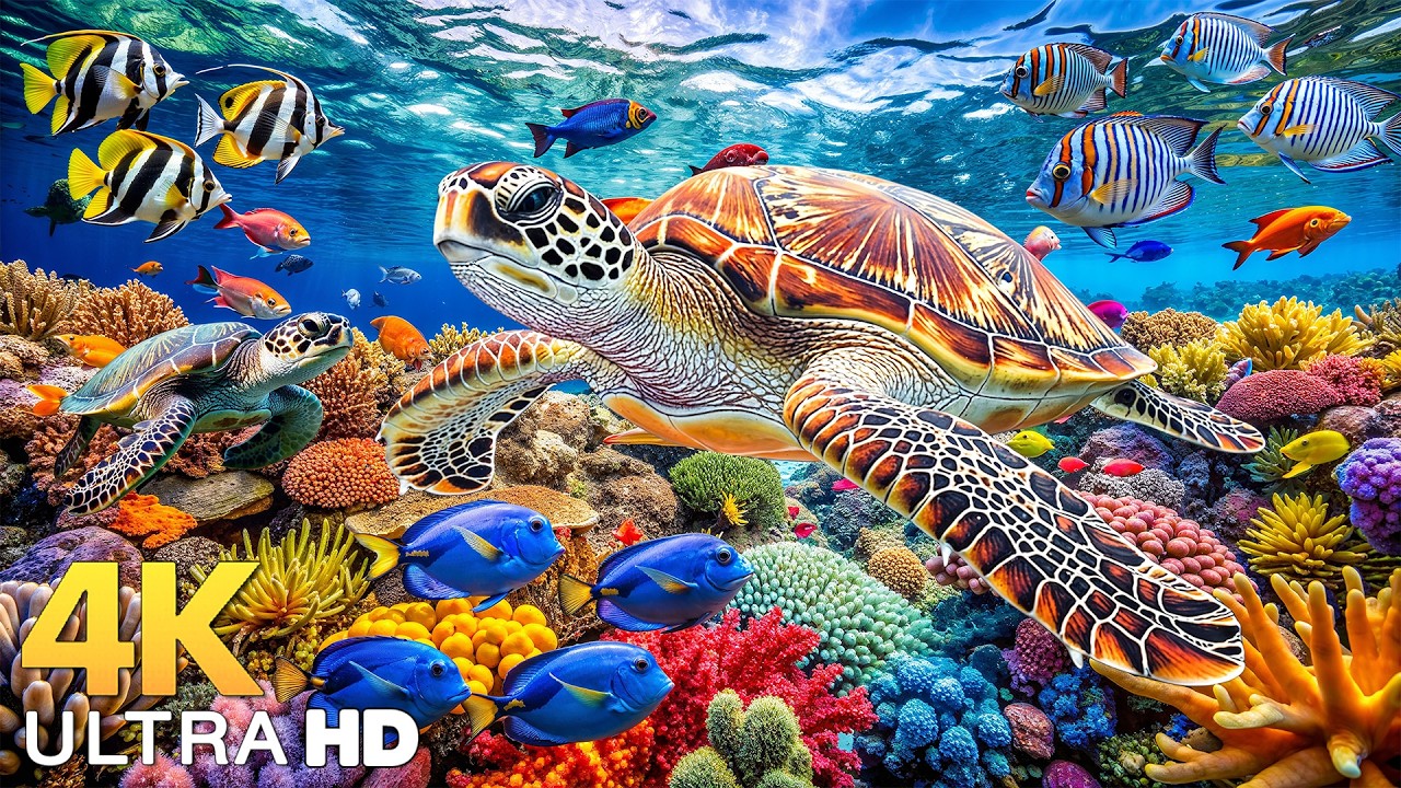 Dive Into the Mesmerizing Underwater Realm-Marvel at Sea Animal in The Best 4K ULTRA HD Aquarium #51