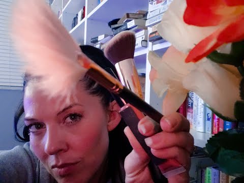 ASMR | Fast and Aggressive Makeup Application on You (Personal Attention) Tapping/Mouth Sounds