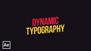 Создание динамической анимации типографики в After Effects