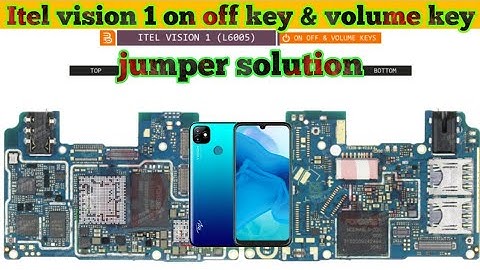 Itel vision 1 on off key & volume key not working solution|#thesoilboy