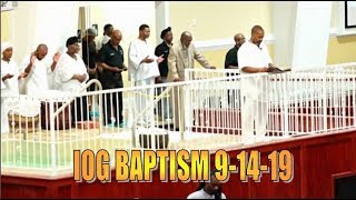 IOG Riverdale Baptism - (September 14, 2019)