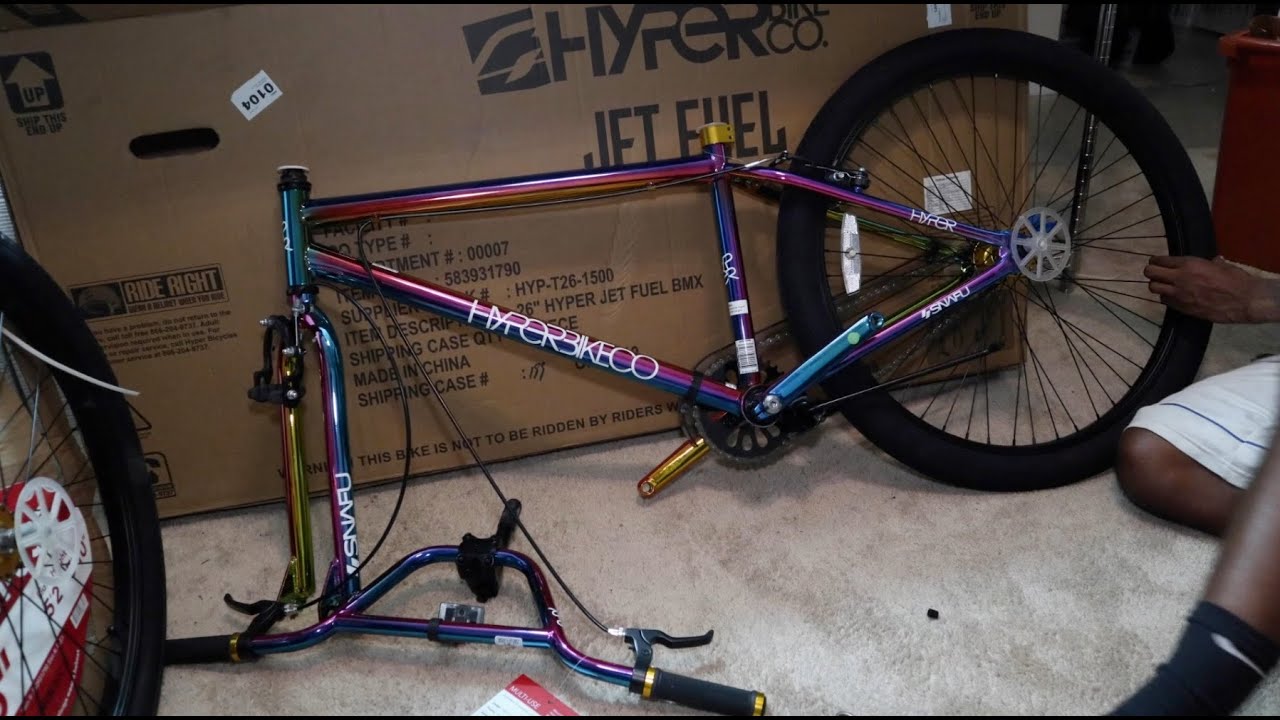 Hyper Jet Fuel 26in BMX Bike Unboxing and Disassembly 