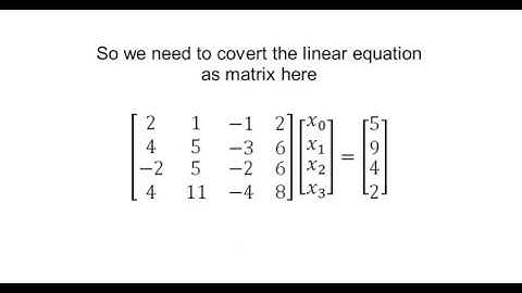 The Example of Gaussian Elimination to Solve Linear System with C++